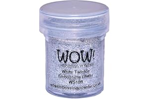 Wow Embossing Powder 15 ml, weißes Funkeln