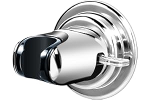 WANSIVEN PROZADALAN Shower Head Holder - Strong Vacuum Suction Cup Hand Shower Bracket, Universal Adjustable Wall Mount, Detachable ABS Plastic