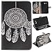 Produktbild Skytar Samsung Galaxy Tab 3 7.0 Lite Hülle - PU Leder Flip Cover Case Stand Hülle für Samsung Galaxy Tab 3 7.0 Lite T110 T111 T113 T116 (7 Zoll) Tablet Schutzhülle Tasche Etui mit Karten-slot,*Dreamcatcher schwarz