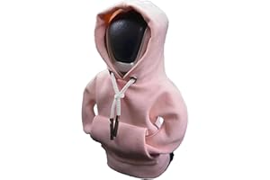 FHIDO Sudadera Cambio De Marchas, Funda De Cubierta De Palanca De Cambios, Hoodie Car Gear Shift Cover, Sudadera Para Palanca De Cambios, Sudadera Pomo Coche Regalos Interiores (Rosa)