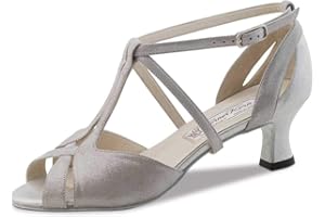 Werner Kern Femmes Chaussures de Danse Francis - Suéde Noir - 5,5 cm