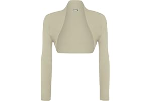 WearAll - Boléro Cardigan à Manches Longues - Hauts - Femmes - Tailles 36 à 42