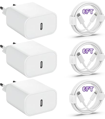 Sundix USB-C Auf Lightning Kabel 2er Pack – 1 M, Unterstützt PD-Schnellladung & Datenübertragung