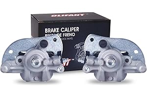 OLIFANT Front Brake Calipers for Yamaha Grizzly 550, 700 & Kodiak 700 ATVs, Raptor 250 with Pads (2007-2021, 2008-2013) - Set of 2