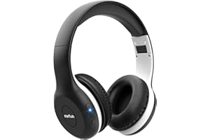 EarFun Słuchawki Bluetooth dla dzieci, składane słuchawki dla dzieci, Bluetooth 5.4 z mikrofonem, dźwięk stereo Hi-Fi, czas odtwarzania 40 h, ograniczona głośność 85/94 dB, słuchawki nauszne do