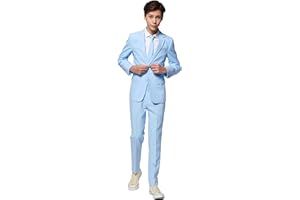 OppoSuits Divertenti tuta da pazzo, per bambini dai 10 ai 16 anni, viene fornito con giacca, pantaloni e cravatta