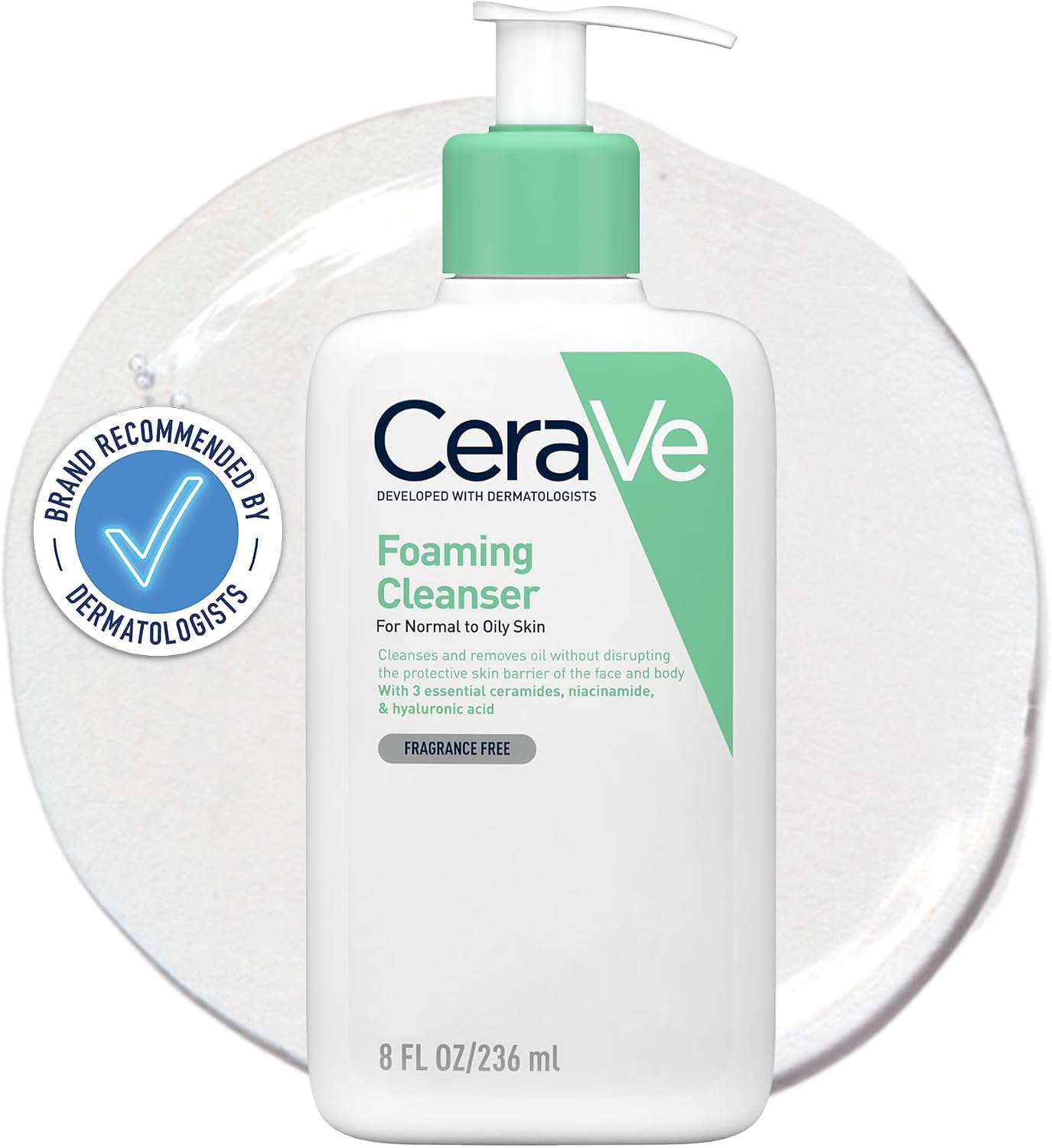 Avantages, Atouts et Limites du CeraVe Foaming Cleanser for Normal to Oily Sk