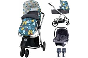 Cosatto Giggle Lite pram and Pushchair Foxtale with Car seat Apron and Raincover