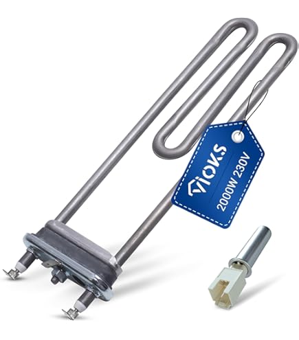 VOKS Elektropumpe Ablaufpumpe Ersatz Für Bosch 00145212, Coprec 30 Watt Mit Pumpenkopf Und Sieb Fuer Waschmaschine
