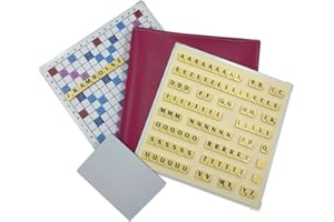 LA BOUTIQUE DU SCRABBLEUR Jeu de Scrabble de Voyage magnétique Pochette Standard Officiel de la fédération française de Scrabble Duplicate Made in France idéal pour Les scrabbleurs de la Famille