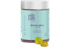 Jelly Pills Tratamiento Natural & Vegano Anti acné y Piel Perfecta - 70 Gummies - Sabor Plátano - Para Corregir Manchas, Imperfecciones, Arrugas y Mejorar la Elasticidad