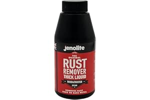 JENOLITE- décapant de Rouille épais. Thixotrope pour Le Traitement Rapide de la Rouille, Retour au métal Nu. Contenu : 125ml