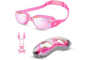 Moseem Schwimmbrille für Herren Damen Kinder, Taucherbrille Kinder 10 Jahre und Erwachsene,Antibeschlag und UV Schutz für Erwachsene Herren Frauen und Schwimmbrille Kinder 10+