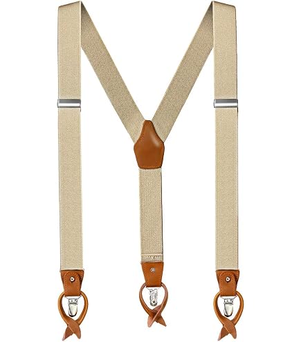 Bretelle Vintage In Pelle PU Per Uomo - Larghezza 2,5 Cm, Design A Y, 4 Clip, Regolabili - Regalo Per Papà E Marito
