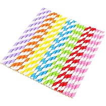 150 Pailles En Papier Cocti 200mm - Biodégradables, Sans Goût - Pour Boissons Froides