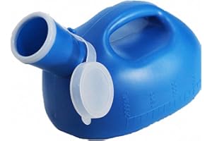 ULALAZA Bolsa de orina de inodoro portátil para camping orina de viaje para orina embudo para unisex hombres mujeres niños coche tráfico atasco