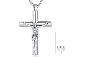 Friggem Colgantes para Cenizas Plata de Ley 925, Collar de Mujer Colgante de búho para Cenizas, Regalos de urnas de perro, Colgante de Corazón con kit de Relleno