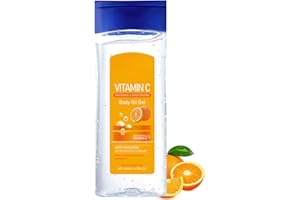 ISBEAUSOLS Essential Oils for Skin - Body Oil for Women - 100% Natural Vitamin C Facial Oil Gel,Face&Body Skin Care - Massage Body Oil for Dry Skin Easy Absorb&Anti Winkle (200ML, Orange)