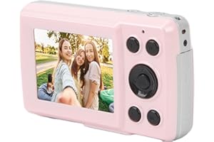 Digitalkamera, 1080P-Kamera, Digitale Point-and-Shoot-Kamera mit 16-fachem Zoom, Anti-Verwacklung, Kompakte Kleine Kamera für Jungen, Mädchen, Kinder, Tragbare Kamera für ()