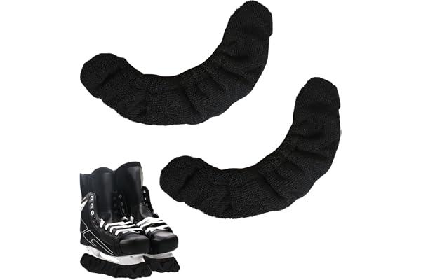 BELIHOME 1 par skridskoskydd för skridskor, skridskoskydd, ishockey, elastiska skidstrumpor, tillbehör, skridskoskydd, för hockeyskridskor och konståkningsskor