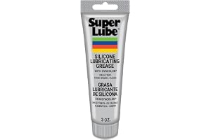 Super Lube 92003 Silicone Lubricating Grease with PTFE, 3 oz Tube, Translucent