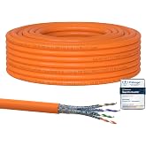 RedStar24 CAT 7 Ethernet Cable 30 m - CAT7 LAN Network Cable, Copper, CAT.7 Gigabit S/FTP Data Cable, Category 7, Halogen Fre