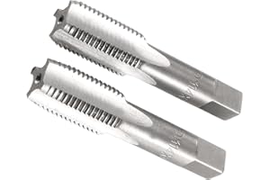 CoCud Filetage Main Tarauds, M22 x 1,5 Filetage, Métrique Alliage Outil Acier Vis Taraudage Cône Fond Taraud - (Applications: pour Machine Filetage Réparation), 1 paire