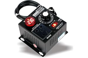 ZHITING-Dimmerschalter, AC 220V 9A 4000W SCR Spannungsregler Motor Lüfter Drehzahlregler Dimmer