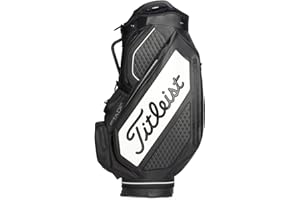Titleist Tour Series Premium Cart StaDry Golf Bag, Black/White