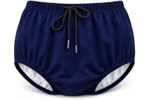 AQX Återanvändbara badblöjor för vuxna med särskilda behov, tvättbara tygblöjor läcksäkra, simblöjor/badbyxor pull-ups för inkontinensskydd ungdomar (XS