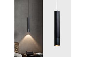 ouglres Lampada Sospensione Nero 1 Fiamma,Metallo Industriale Della Luce Del Sospensione,Lampada Legno Di Annata Per La Camera da Letto Della Sala da Pranzo Della Cucina, Bar,Altezza Regolabile,Gu10