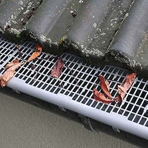 Dachrinnenschutz 1m Lang Laubfang 100mm-125mm Laubstopp In Schwarz - Foto 9