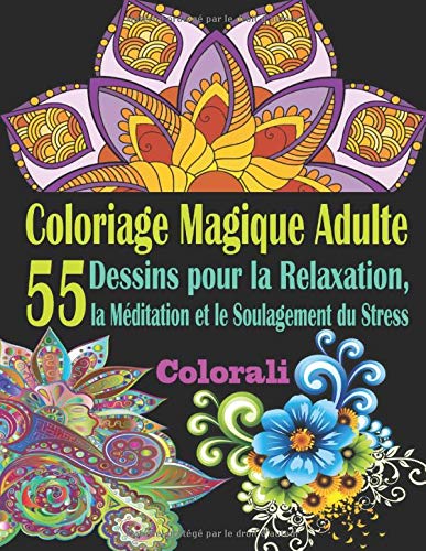 Télécharger Coloriage Magique Adulte: Livre de Coloriage Magique pour Adulte Anti-Stress avec 55 Étonnants Dess Livre PDF Gratuit
