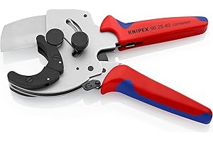 KNIPEX Coupe-tubes pour tubes multicouche et tubes en plastique chromée avec poignées multimatières 210 mm, 90 25 40