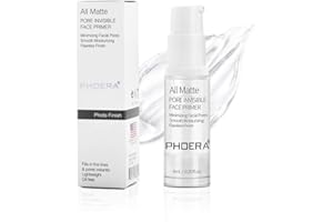 JUNHE Face Primer, Pore Primer Under Foundation, Oil-control Long Lasting Makeup Foundation Primer, Oil-free Makeup Base for All Skin Types (6ml)