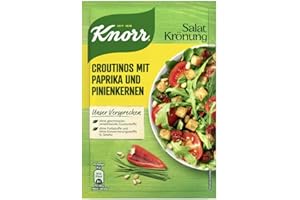 ‎KNORR Knorr Salatkrönung Croutinos mit Paprika und Pinienkernen (1 x 25 g)