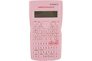 DPOFIRS Calculadoras Científicas, Calculadora Rosa Multifuncional de 12 Dígitos para Estudiantes, Profesores, Profesionales de Negocios, útiles Escolares, Regalos (Rosa)
