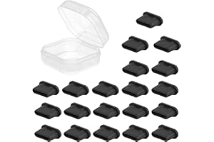 melebellot 20 Stück USB C Staubschutz Stöpsel, Silikon Typ C Port Staubstecker, USB C Schutzkappe Kompatibel mit Smartphone Tablet und Andere mit USB Typ C geräte