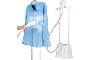 Clatronic, Steam Iron TDC3809, vit, 1600 W, med avtagbar 1,2-liters tank, 3-stegs ånginställning, 1,5 m teleskopstång, tillbe