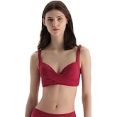 Dagi Kadın Kaplı Bikini &Uuml;st&uuml; Bordo 36