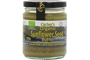 Carley's Organic Sunflower Roasted Seed Butter 250 g (Pack of 1)
