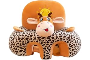 Starnearby Poltroncina per Bambini Senza Riempitivo, Poltrona per Bambini Peluche Fodera a Forma di Animale, Sedia Peluche Neonato Senza Imbottitura Cotone, Seduta Divano Neonato Fai da Te