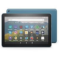 Fire HD 8-Tablet, 8-Zoll-HD-Display, 32 GB, Dunkelblau, Mit Werbung, für Unterhaltung unterwegs