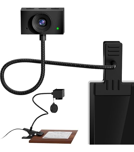Dewanxin Webcam per PC, Webcam 1080p Full HD per PC, Laptop y Mac, USB 2.0 Videocamera