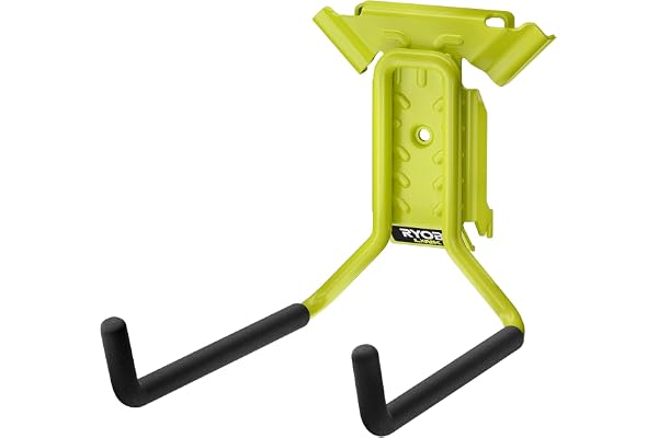 RYOBI Large LINK RSLW803 krok för trädgårds- och sportverktyg | Fästs på väggskenorna i modulsystemet, upphängning av skrymmande utrustning, garage, skjul, källare, verkstad