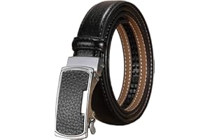 BELIEVEWANG 2,3cm de ceinture en cuir de cuir de femme, bande décontractable, ceinture réglable, ceinture automatique, boucle, jeans Accessoires