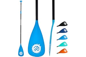 niphean Sup Paddle Board Paddle, 3&8-Piece Detachable Floating Paddle Board Oar, Adjustable Kayak Paddle, Durable Paddle Board Accessories