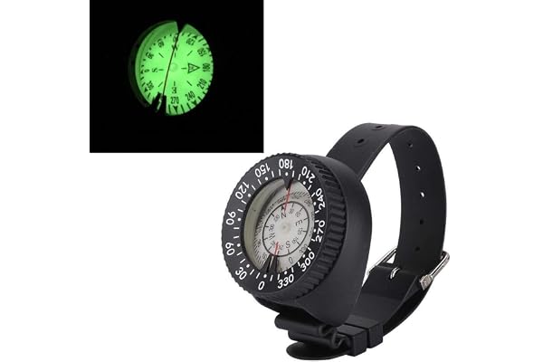 MAGT Boussole De Plongée Sous Marine - Compas De Poignet Imperméable De Vision Nocturne - Calibration Hémisphère Sud