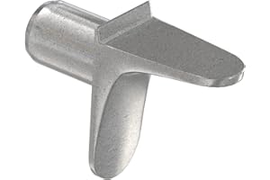 NIMA PARTS Bodenträger mit Auflage Ø5 mm - 20 Stück - Made in Germany - rostfreie Regalbodenträger - Fachbodenträger - Regalbodenhalter mit Auflage - Regalstifte verzinkt