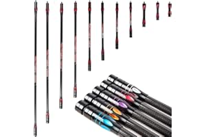 wolfman Tir à l'arc Stabilisateur d'arc Barre D'équilibre 4-34 Pouces Tige Stabilisatrice en Carbone Amortir Le Poids Tige D'Amortisseur pour Arc à Poulies Arc Classique de Chasse